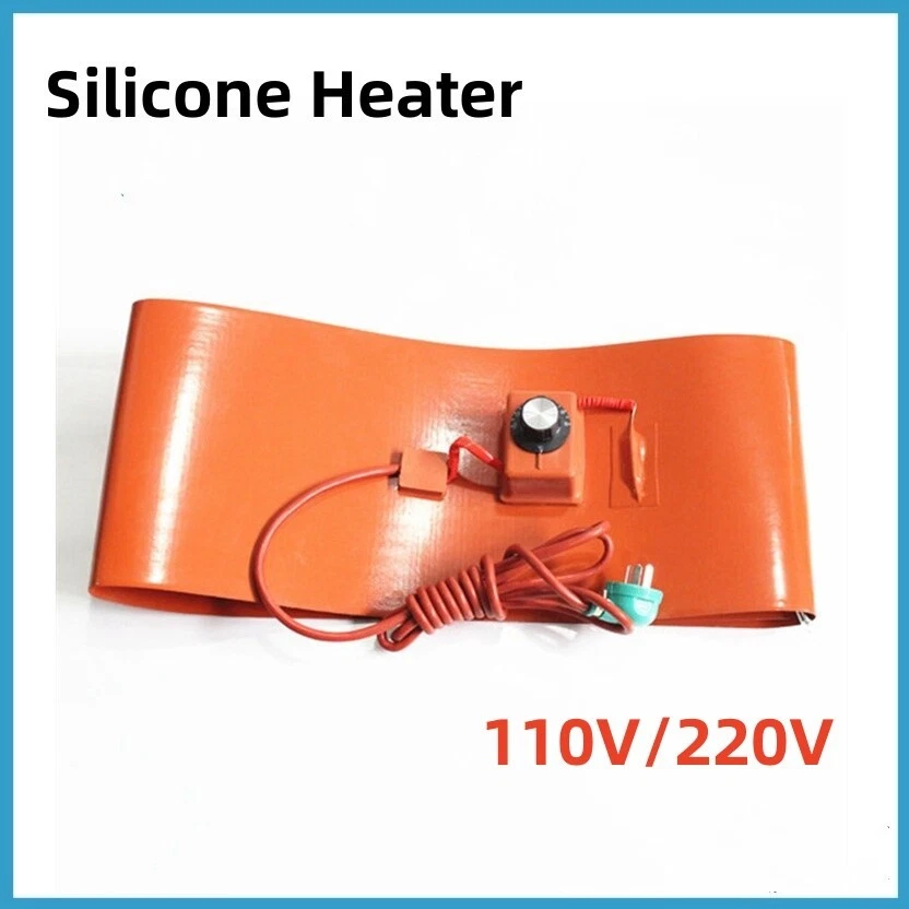 110V/220V 1200 Вт силиконовый резиновый нагревательный коврик для гитары стороне изгиб 36 x 5,9 дюйма - Изображение 4 из 4