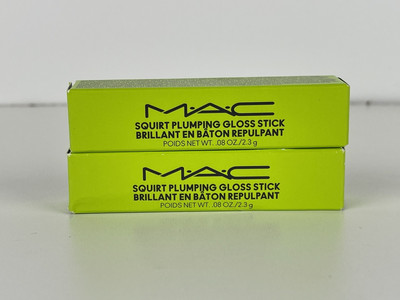Two Pack Of M.A.C. Squirt Plumping Gloss Stick 15 Like Squirt 0.08 oz 2.3g