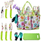 Women's Heavy Duty Garden Tool Set with Gloves