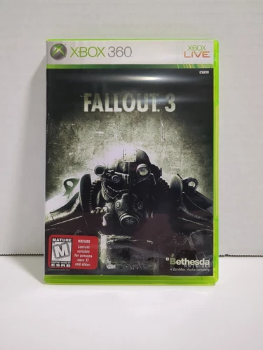 Fallout 3 (Microsoft Xbox 360, 2008), Disc Only w/replacement Case, Tested