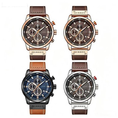 CURREN Herren Quarzuhr wasserdicht, multifunktional, Sport & Freizeit, 8291
