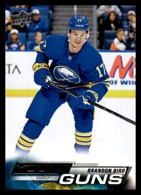 2022-23 Upper Deck #455 Brandon Biro Sabres
