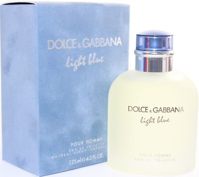 Light Blue  by Dolce & Gabbana 4.2 oz EDT Spray for Men New in Box