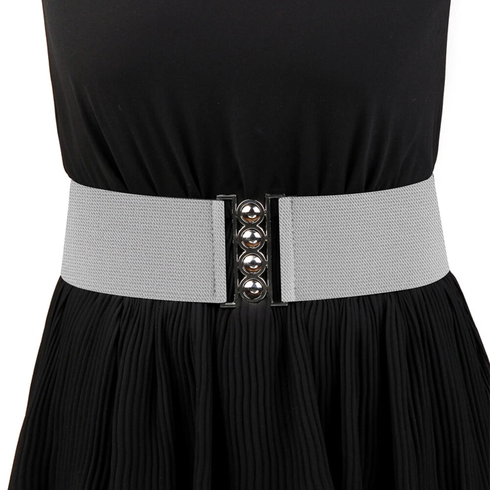 Grey dress shop belt