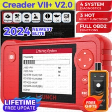 2025 Newest LAUNCH Creader VII+ V2.0 OBD2 ABS SRS Engine Car Diagnostic Tool