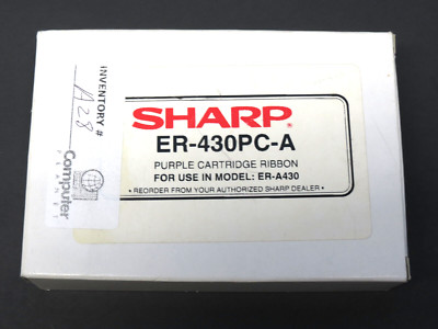 Sharp ER-430PC-A Purple Cartridge Ribbon for use in model ER-A430 Cash Register