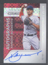 Xander BOGAERTS 2015 Panini Prizm Red Power Refractor AUTO #14 Red Sox Padres
