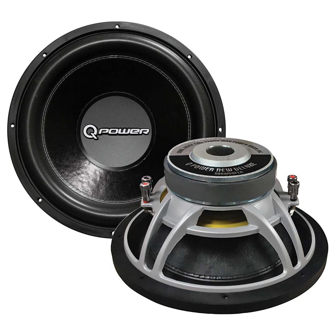 Q power 12 inch subs hotsell silver series