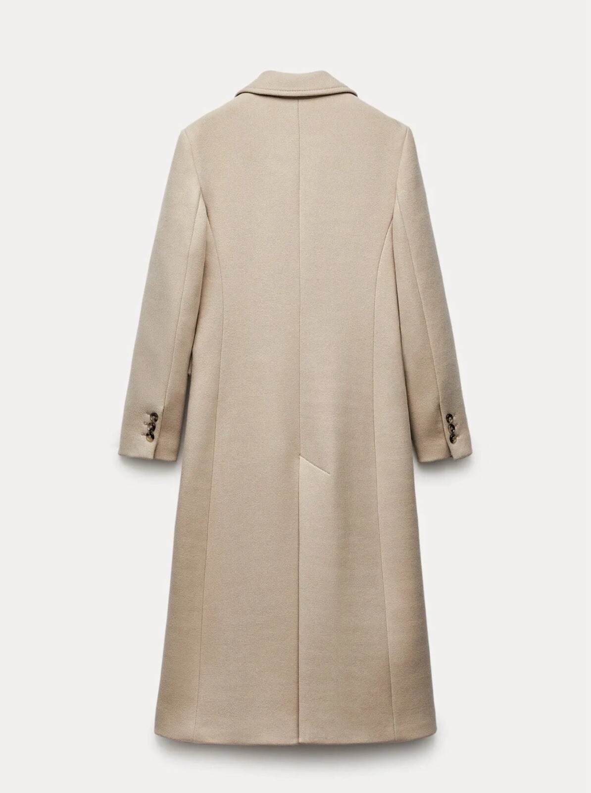 ALTRA CAPPOTTO ADERENTE MISTO LANA ZARAZW COLLECTION BEIGE FW24 TAGLIA XL REF. 8089 753