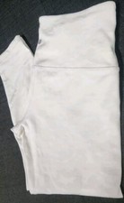 Women's VMMA Yoga Leggings Sz Medium White Camo Print High Waisted NEW