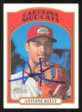 ANTOINE KELLY Autograph 2021 Topps Heritage Minors card auto MILWAUKEE BREWERS
