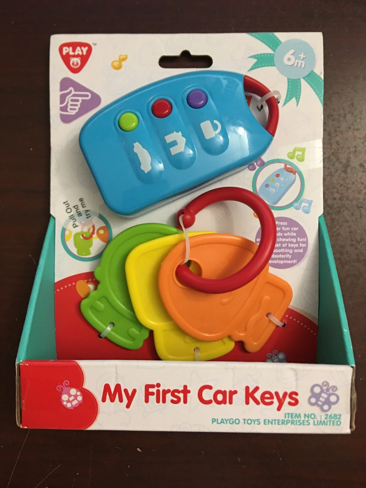 PlayGo Toys My First Car Keys Sound Baby Infant Toddler Teething Toy 6m+