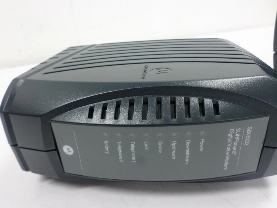 Motorola SURFboard SBV5222 Ethernet Cable Modem w/ Power Adapter - Image 4 of 4