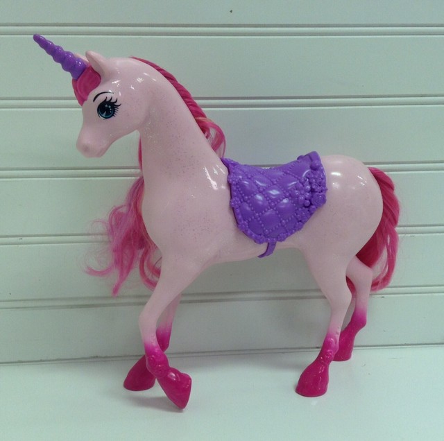 Mattel Barbie Doll Dreamtopia Pink Unicorn Horse | eBay