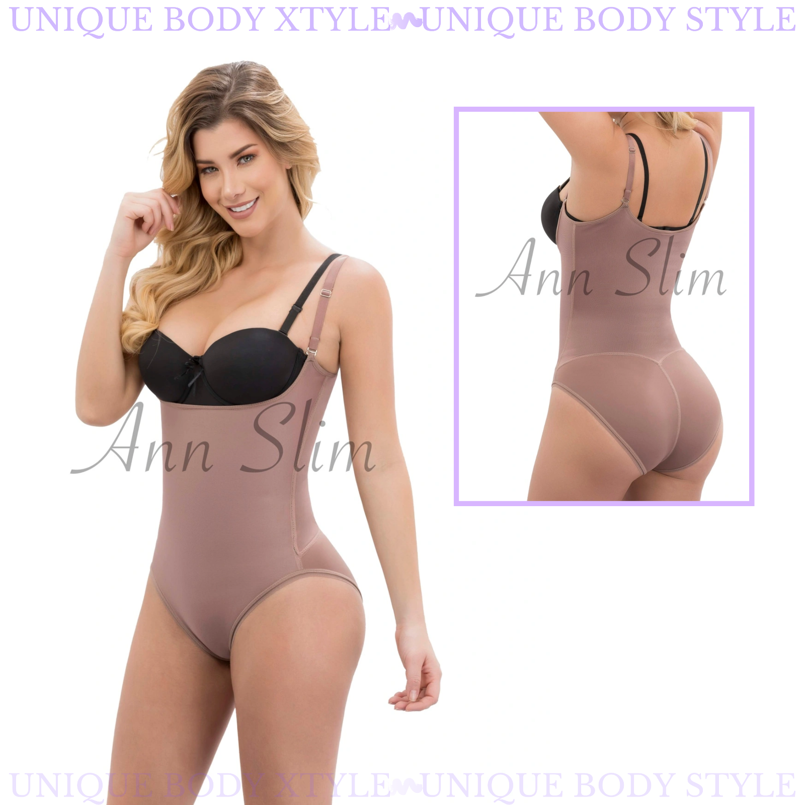 Faja Reductora Colombiana Butt Lifter Control Bodysuit Shapewear Ann Slim 7002