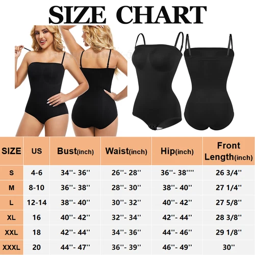 Bauchkontrolle Bodysuit Slip Sculpting Shaper Tank Top Bodys Snatched Waist - Bild 59 von 66