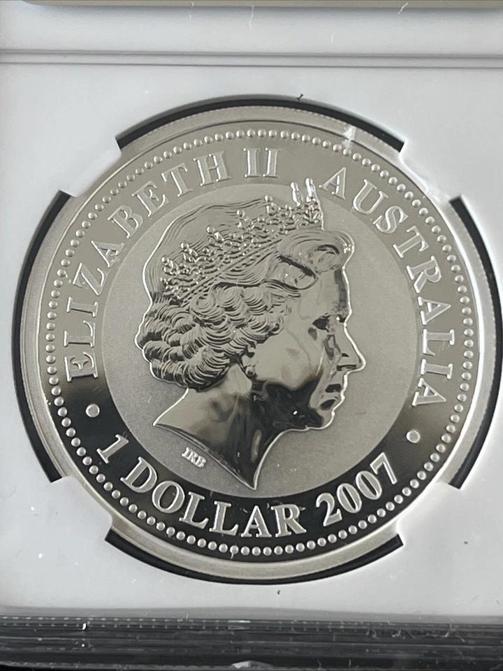 2007 Australia S$1 2008- Year of the Rat MS70 NGC (1184) - Image 4 of 4