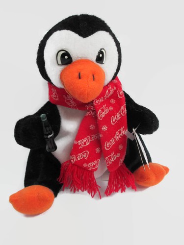 Coca-Cola Penguin Plush With Scarf – 9-Inch Soft Stuffed Animal, Christmas Gift For Kids & Collectors - View #2