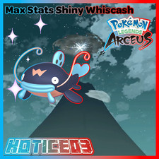 Pokemon Legends: Arceus Shiny Whiscash Max Stats