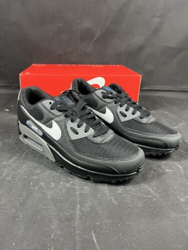Nike Air Max 90 J 22 US 9 / EU 42,5 Black White Marina Iron Grey - Bild 2 von 8