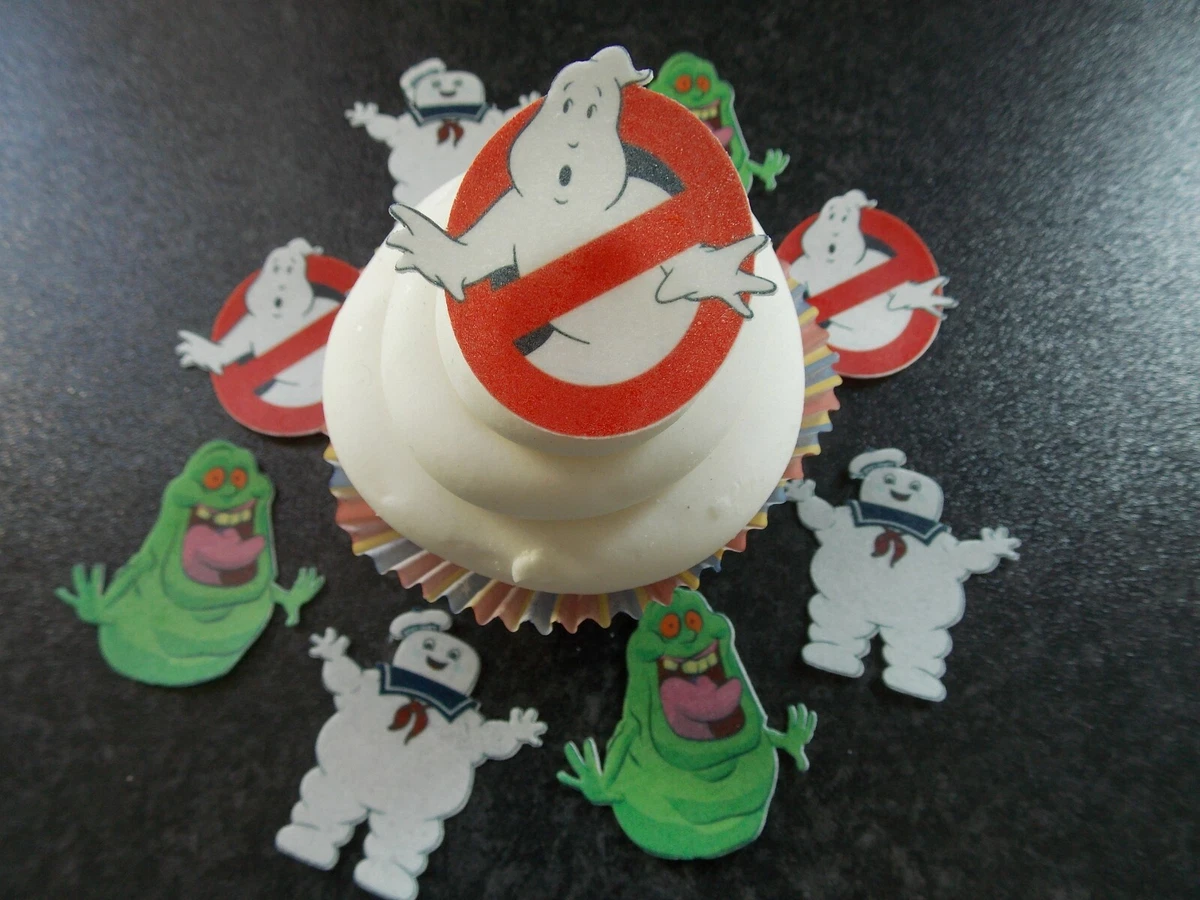 Ghostbusters Cupcake Topper Digital Printable Inch