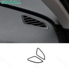 For Audi Q3 RS Q3 2013-2018 Real Carbon Fiber Dashboard Side Outlet Vent Cover