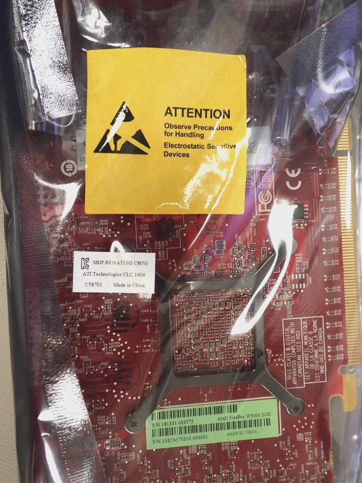 AMD FirePro Graphics W5000 2GB GDDR5 DVI Dual DisplayPort PCI-E Video Card - Image 3 of 4