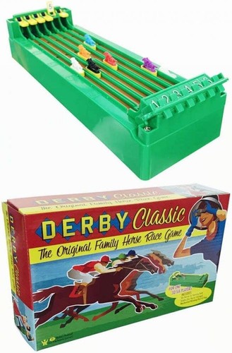 NEW Derby - The Original Family Horse Race Game (Battery Powered) - Picture 4 of 4
