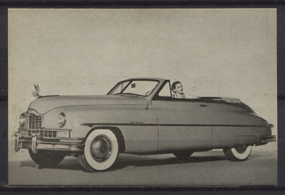 Packard Super Eight 1950 Vintage Rare 1950s Dutch Trading Card