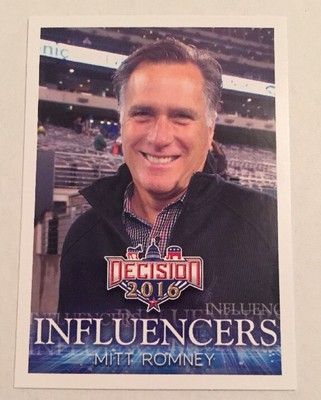 2016 Decision Mitt Romney Influencers #42 Base Card | eBay