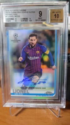 2018-19 topps chrome uefa champions league auto refractors