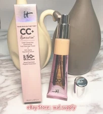 IT Cosmetics CC+ Illumination Color Correcting Coverage Cream SPF50+  ( LIGHT )