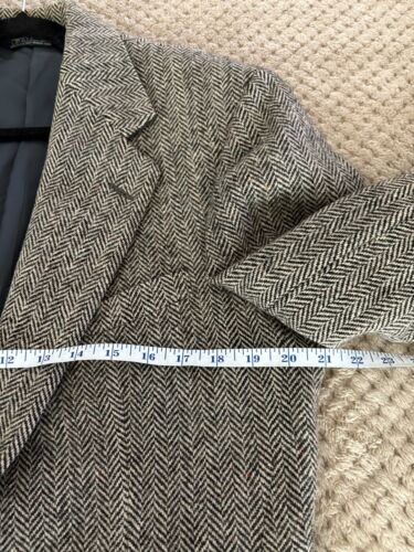 Polo Ralph Lauren Vintage Ticket Pocket Brown Herringbone Jacket (Read) - Bild 14 von 18
