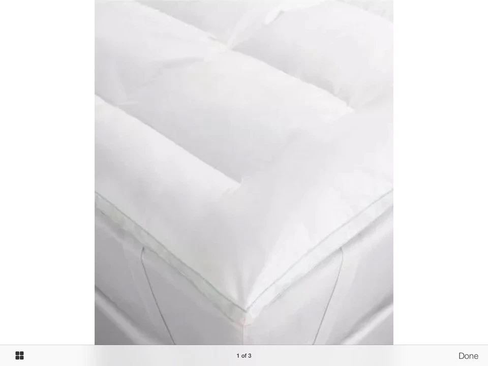 Martha Stewart Bedding Gel Infused Full Memory Cluster Fiberbed - Image 4 of 4