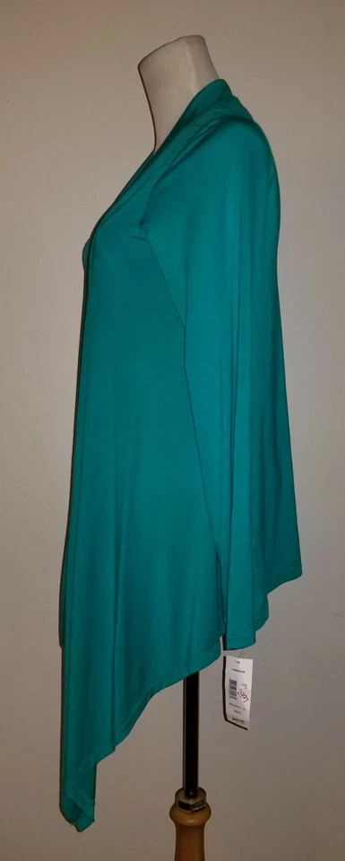 NUEVO GRAN CÁRDIGAN NOROESTE ÍNDIGO TALLA S CASCADA ABIERTA DELANTERO TEJIDO 3401 Foto 2 de 4