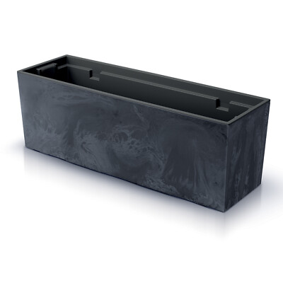 Blumenkasten Urbi Case Concrete Effect Blumentopf 580x180x195 mm Anthrazit