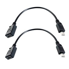 Micro USB to Mini USB Adapter Cable 8in, Micro USB Male to Mini USB Female Ex...