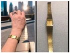 Near Perfection! Vtg Luxury Gold Ultra Slim Watch SEIKO LASSALE 6730-5019 Runs!