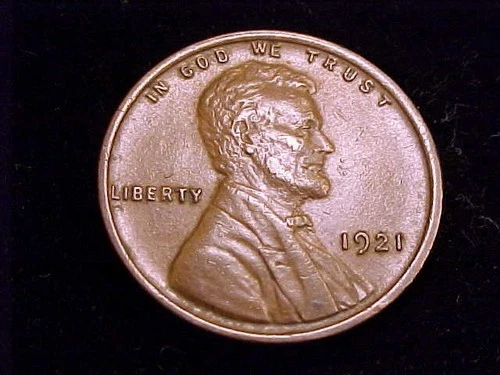 1921-P Lincoln Cent, Extra Fine Grade.  A choice little Cent!!