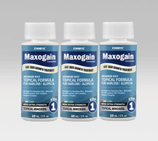 Mens Minoxidil 5 Maxogain 4in1 Topical Advanced 3x60ml 08/2027