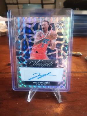 Jaylin Williams 2024-25 Panini Mosaic Scripts Auto #MS-JAY OKC