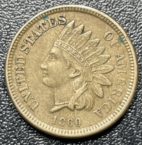 1860 Indian Head Cent XF Extra Fine Round Bust 1c