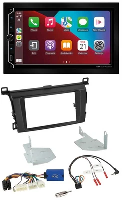 ESX 2DIN DAB USB Lenkrad Bluetooth Autoradio für Toyota RAV 4 ab 2013 - Bild 1 von 4