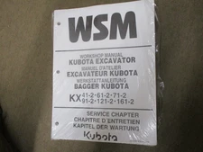 Kubota KX41 -2 KX61 -2 KX71 -2 KX91 -2 KX121 -2 KX161 -2 Excavator Repair Manual