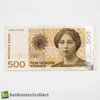 NORWAY: 1 x 500 Norwegian Krone Banknote.