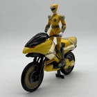 Power Rangers Wild Force Yellow Savage Cycle Bandai Vintage 2001 with Figure