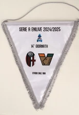 gagliardetto worn football BOLOGNA - VENEZIA FC 2024-25 fussball pennant wimpel