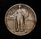 1924 STANDING LIBERTY QUARTER OLD US TYPE COIN
