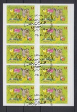 Bund 2996 SELBSTKLEBEND Folienblatt 28 Janosch Zeichnungen Ostern 58 C ESST Bonn