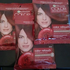 Garnier Red Color Sensation Hair Color Root Touch Up Lot of 3 NWT No Ammonia